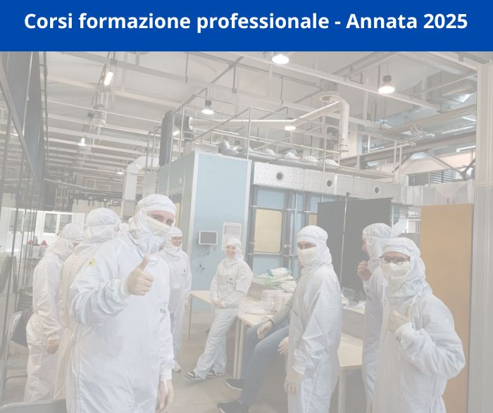 CORSI DI FORMAZIONE PROFESSIONALE – CALENDARIO 2025